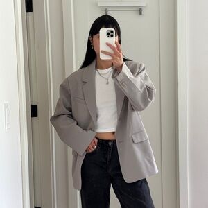 Oak and fort oversized blazer